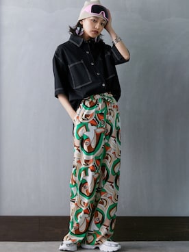 nissen Smile Modelsさん(レディース・163cm)の夏コーディネート