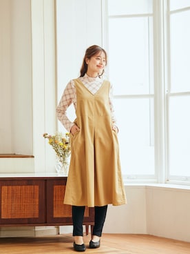 nissen Smile Modelsさん（レディース・167cm）の秋コーディネート