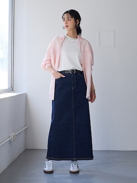 nissen Smile Modelsさん（レディース・165cm）の春コーディネート