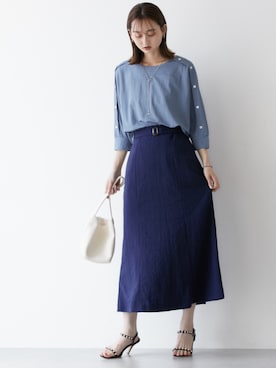 nissen Smile Modelsさん（レディース・169cm）の夏コーディネート