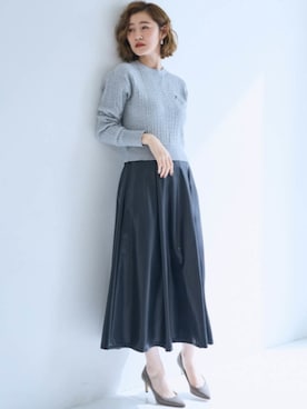 nissen Smile Modelsさん（レディース・166cm）の冬コーディネート