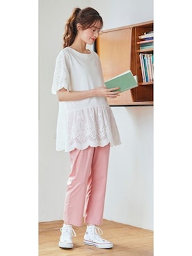 nissen Smile Modelsさん（レディース・167cm）の春コーディネート