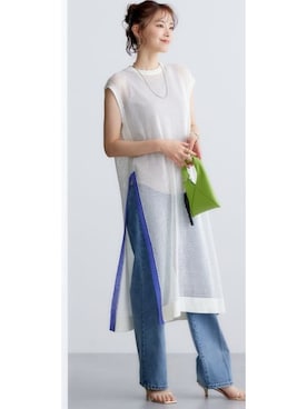 nissen Smile Modelsさん(レディース・166cm)の夏コーディネート