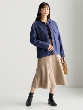 「nissen（ニッセン）のアイテム」を使った、nissen Smile Modelsさん（レディース・166cm）の秋コーディネート