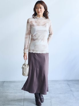 nissen Smile Modelsさん（レディース・163cm）の秋コーディネート