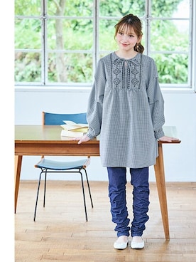 nissen Smile Modelsさん（レディース・164cm）の冬コーディネート