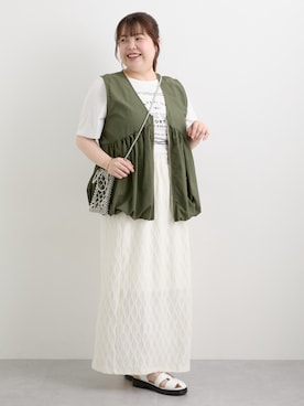 nissen Smile Modelsさん（レディース・155cm）の夏コーディネート