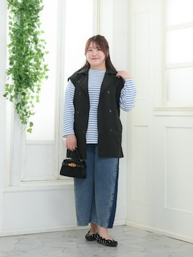 nissen Smile Modelsさん（レディース・170cm）の春コーディネート