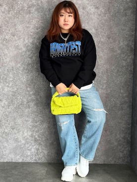 nissen Smile Modelsさん（レディース・155cm）の冬コーディネート