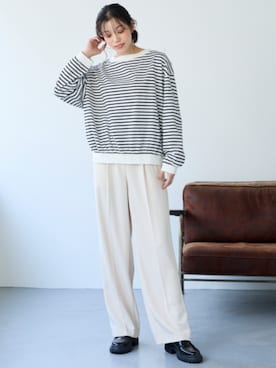 nissen Smile Modelsさん（レディース・167cm）の冬コーディネート