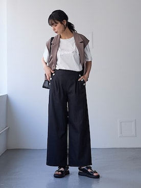 nissen Smile Modelsさん（レディース・165cm）の春コーディネート