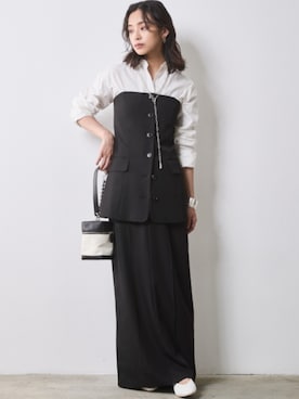 「Layered」｜nissen Smile Modelsさん（レディース・163cm）の冬コーディネート