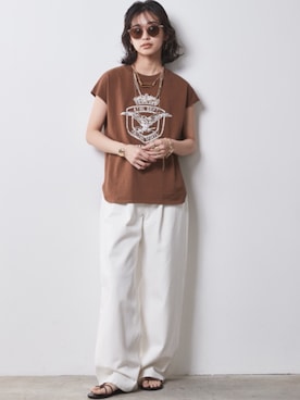 「CHIC STYLE」｜nissen Smile Modelsさん（レディース・163cm）の春コーディネート