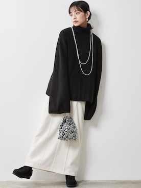 nissen Smile Modelsさん（レディース・163cm）の秋コーディネート