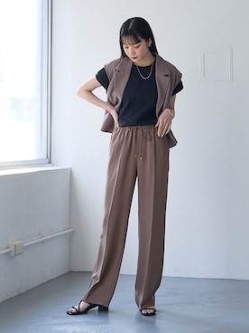 nissen Smile Modelsさん（レディース・166cm）の春コーディネート