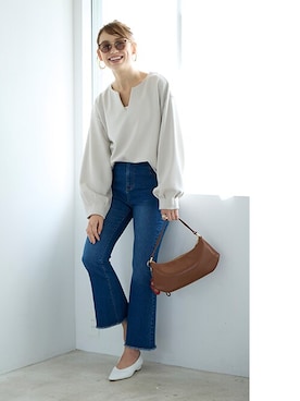 nissen Smile Modelsさん（レディース・167cm）の冬コーディネート