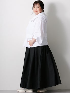 nissen Smile Modelsさん（レディース・158cm）の冬コーディネート