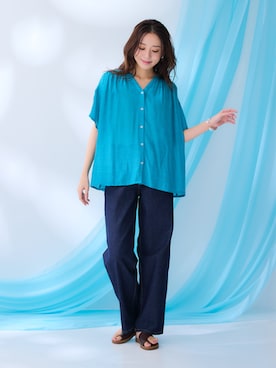 nissen Smile Modelsさん(レディース・165cm)の春コーディネート