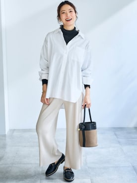 nissen Smile Modelsさん（レディース・163cm）の秋コーディネート