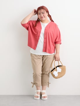 nissen Smile Modelsさん（レディース・155cm）の夏コーディネート