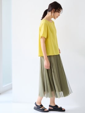 nissen Smile Modelsさん（レディース・170cm）の春コーディネート