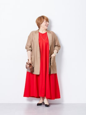 nissen Smile Modelsさん(レディース・157cm)の夏コーディネート