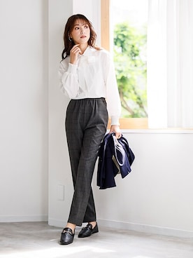 nissen Smile Modelsさん（レディース・170cm）の秋コーディネート