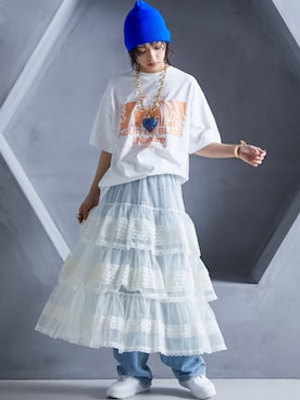 nissen Smile Modelsさん(レディース・163cm)の春コーディネート