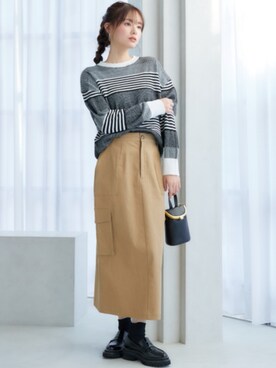 nissen Smile Modelsさん（レディース・167cm）の冬コーディネート