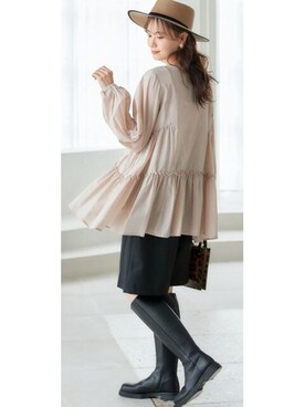 nissen Smile Modelsさん（レディース・162cm）の夏コーディネート