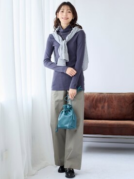 nissen Smile Modelsさん（レディース・170cm）の秋コーディネート