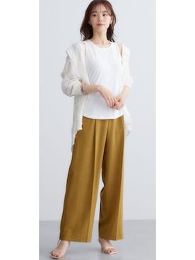 nissen Smile Modelsさん（レディース・166cm）の夏コーディネート