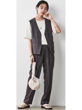 nissen Smile Modelsさん（レディース・167cm）の春コーディネート