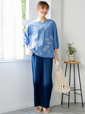 nissen Smile Modelsさん（レディース・170cm）の春コーディネート