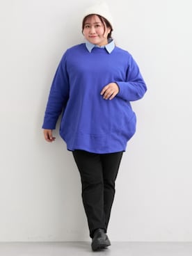 「アイテム（チュニック）」を使った、nissen Smile Modelsさん（レディース・155cm）の秋コーディネート