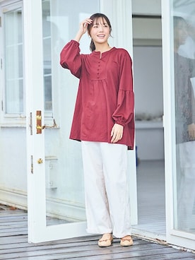 nissen Smile Modelsさん（レディース・164cm）の春コーディネート