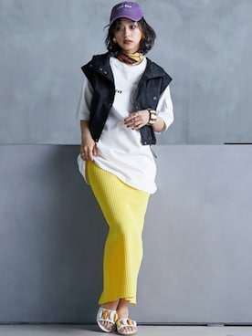 nissen Smile Modelsさん（レディース・163cm）の春コーディネート