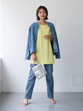 「nissen（ニッセン）のアイテム」を使った、nissen Smile Modelsさん（レディース・167cm）の春コーディネート