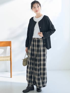 nissen Smile Modelsさん(レディース・164cm)の冬コーディネート