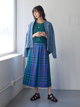 nissen Smile Modelsさん(レディース・165cm)の春コーディネート