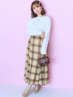 nissen Smile Modelsさん（レディース・162cm）の秋コーディネート