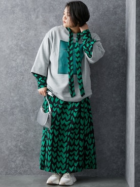 nissen Smile Modelsさん（レディース・163cm）の冬コーディネート