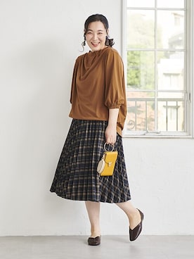 nissen Smile Modelsさん（レディース・173cm）の秋コーディネート