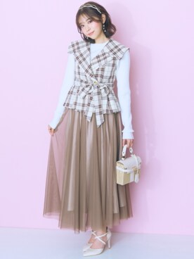 nissen Smile Modelsさん（レディース・167cm）の冬コーディネート