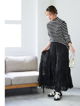 nissen Smile Modelsさん（レディース・164cm）の冬コーディネート