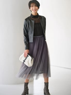 nissen Smile Modelsさん（レディース・168cm）の秋コーディネート