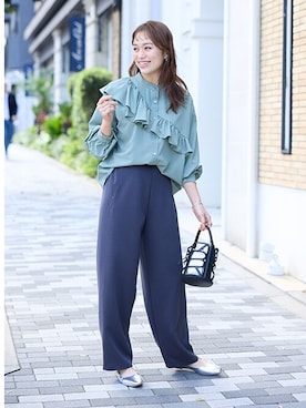 nissen Smile Modelsさん（レディース・167cm）の冬コーディネート