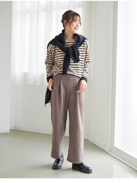 nissen Smile Modelsさん（レディース・170cm）の秋コーディネート