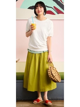 nissen Smile Modelsさん（レディース・162cm）の春コーディネート