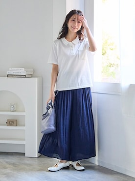 nissen Smile Modelsさん（レディース・160cm）の春コーディネート